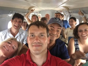 Group Selfie. Crazy AvGeeks from the other angle. Courtesy Adam Twidell